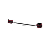 Secret Kisses Rosegasm BDSM Play Spreader Bar Set Black Cuffs And Restraints